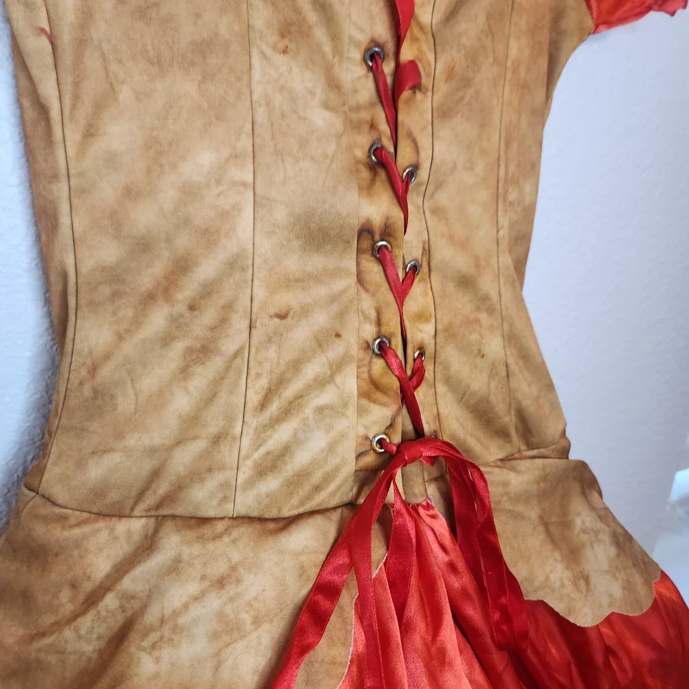 Dreamgirl Hot Cherry Pie Dreamgirl Costume 4558  Renaissance medieval size M - Picture 12 of 16